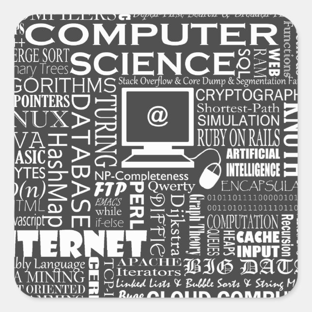 Pegatina de informática (Anverso)
