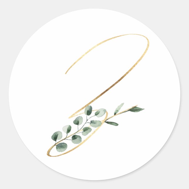 Pegatina de iniciales de vacaciones de invierno (Anverso)