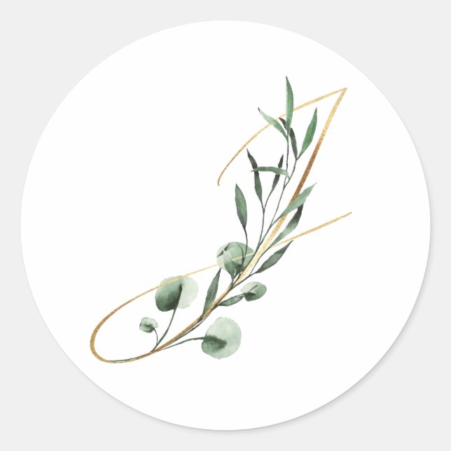 Pegatina de iniciales de vacaciones de invierno (Anverso)