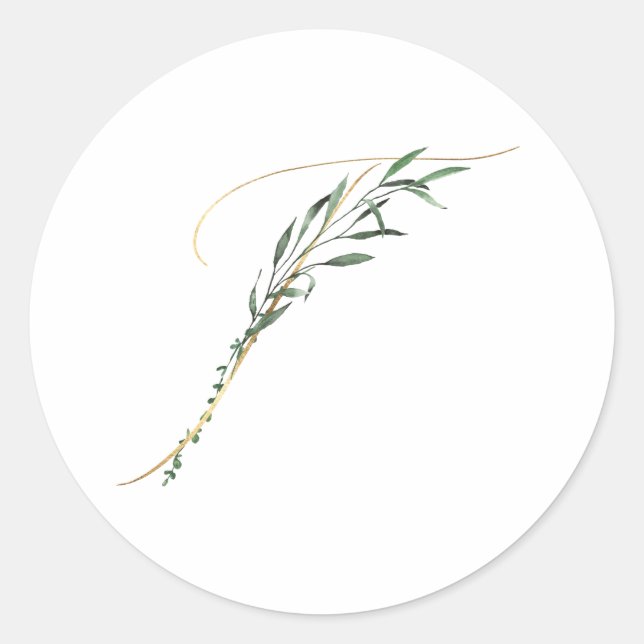 Pegatina de iniciales de vacaciones de invierno (Anverso)