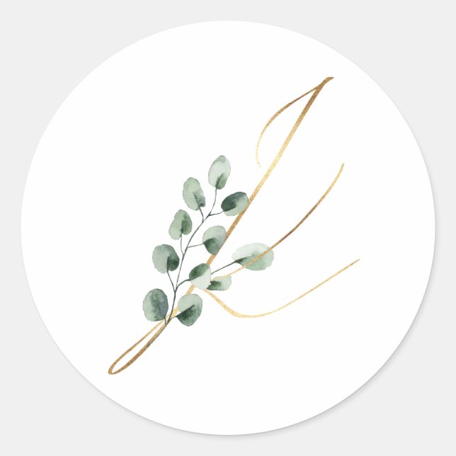 Pegatina de iniciales de vacaciones de invierno (Anverso)