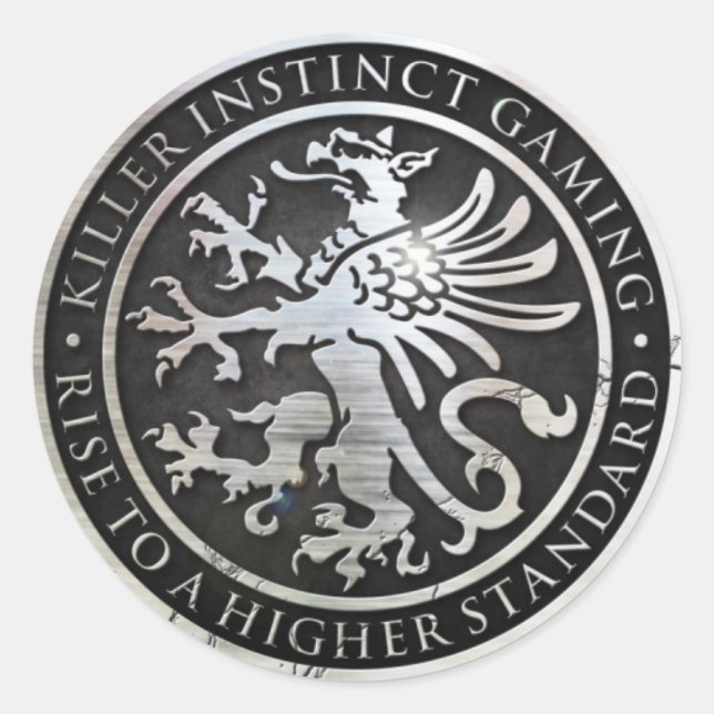 Pegatina de instinto asesino (Anverso)