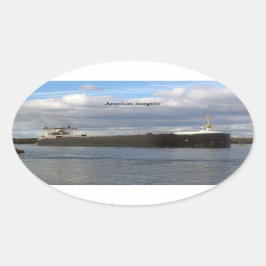 Pegatina de integridad estadounidense