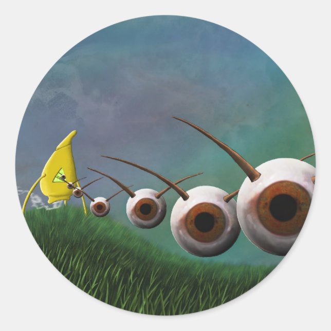 Pegatina de Inversionistas de Ojos (Anverso)