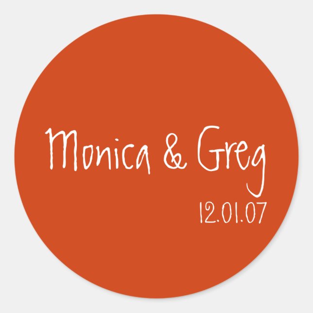 Pegatina de invitación (Anverso)