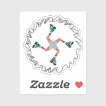 Pegatina de inyl de ejecución perpetua