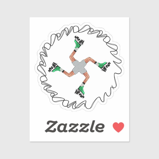 Pegatina de inyl de ejecución perpetua (Hoja)