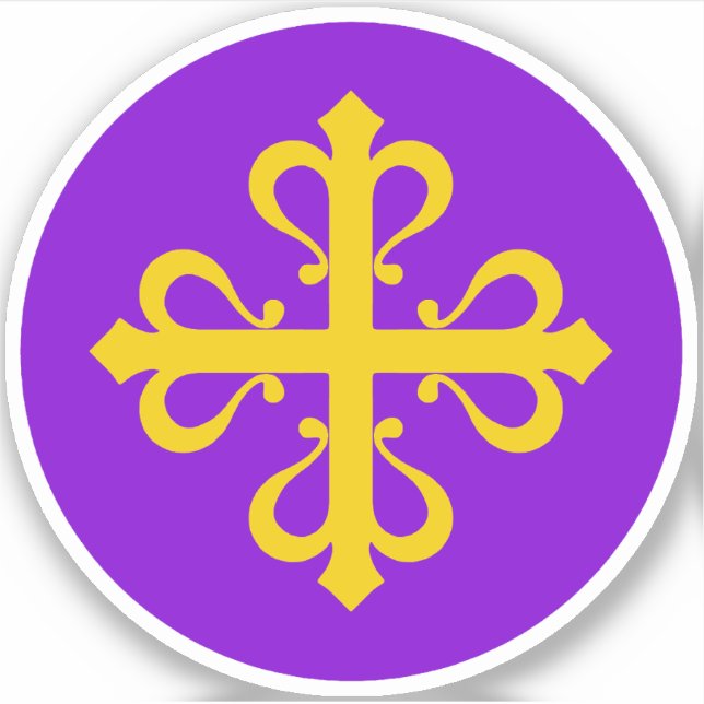 Pegatina de inyl de origen de Calontir de SCA (Anverso)