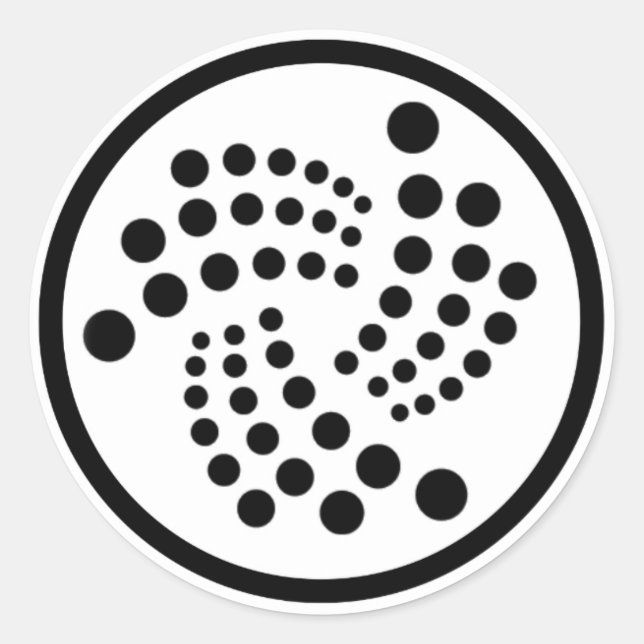PEGATINA de IOTA (Anverso)