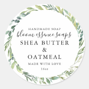 Pegatina de jabón de follaje