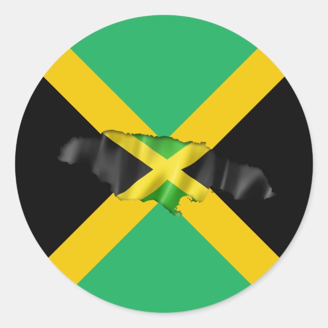 Pegatina de Jamaica (Anverso)