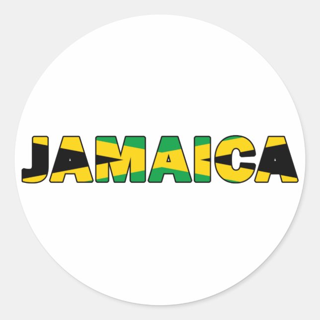 Pegatina de Jamaica (Anverso)