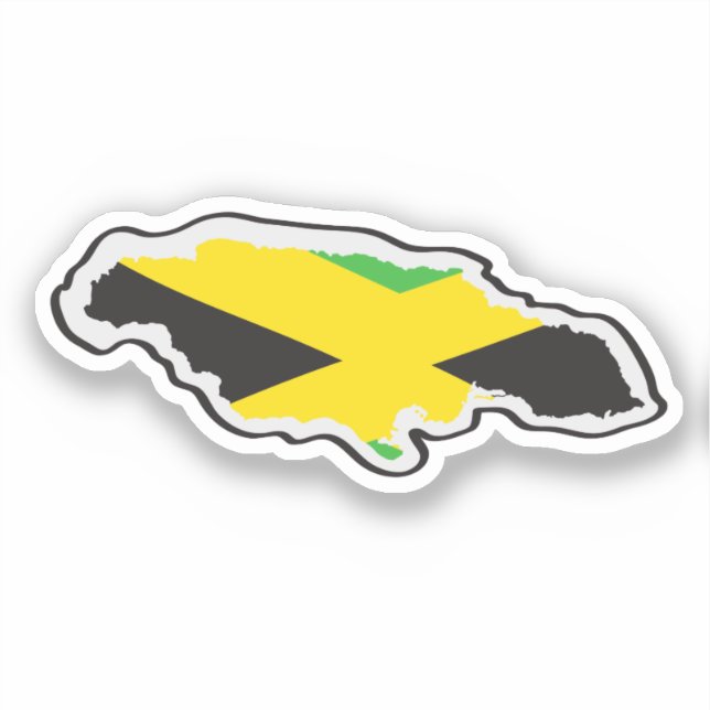 Pegatina de Jamaica (Anverso)