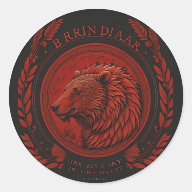 Pegatina De James Michael Miller (Anverso)