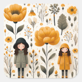 Pegatina de jardín lindo