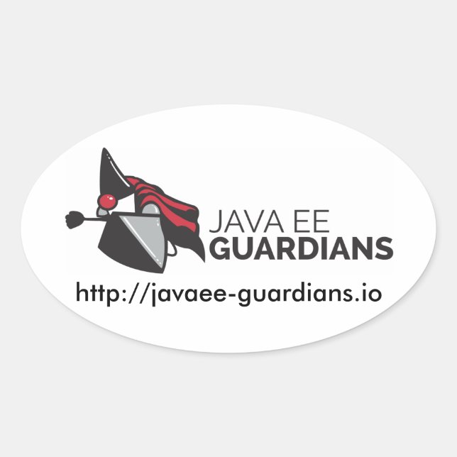 Pegatina de Java EE Guardians (Anverso)