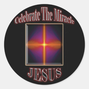 Pegatina de Jesús del navidad