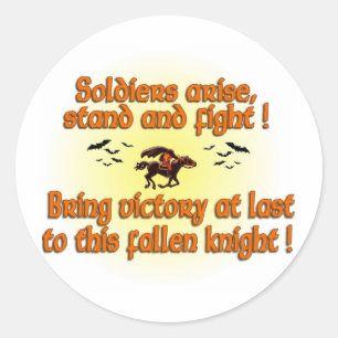 Pegatina de jinetes sin cabeza