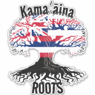 Pegatina de Kama'‘āina ROOTS