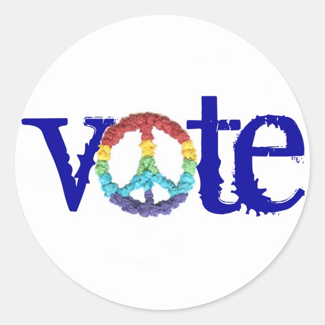 Pegatina de Karate Kat "vote" (Anverso)