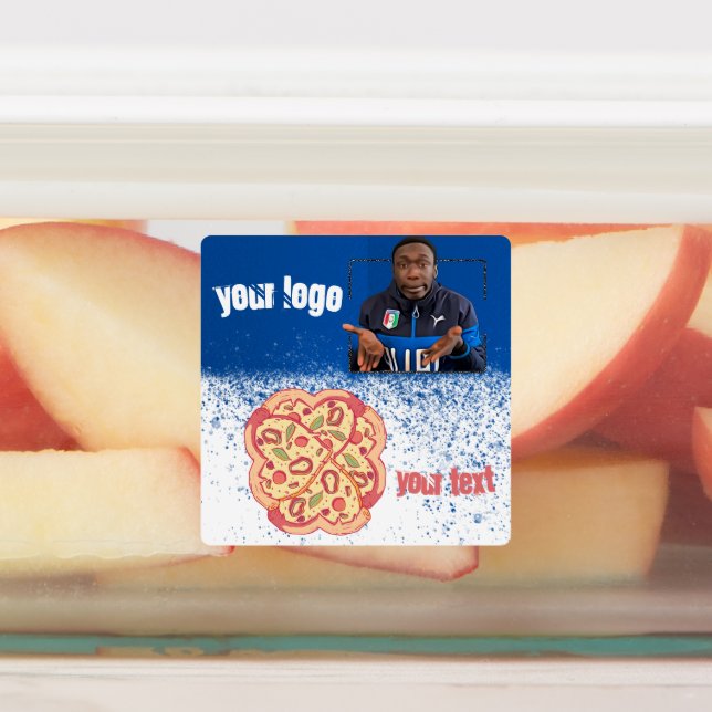 Pegatina de Khaby Lame Pizza (Fijada)