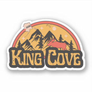 Pegatina de King Cove, Alaska