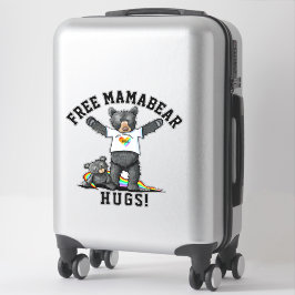 Pegatina de KiniArt Mama Bear Hugs