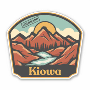 Pegatina de Kiowa, Colorado