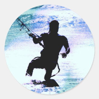Pegatina de Kiteboarding