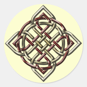Pegatina de Knot de Escudo Celta