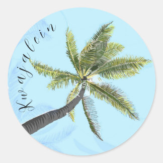 Pegatina de Kwaj Palm
