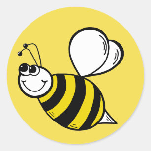 Pegatina de la abeja