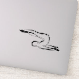 Pegatina de la actitud de Pilates