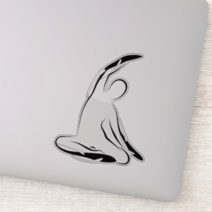 Pegatina de la actitud de Pilates