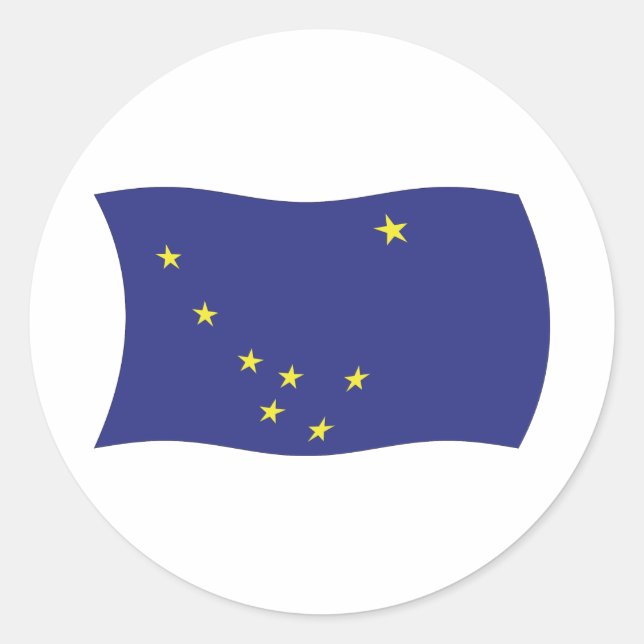 Pegatina de la bandera de Alaska (Anverso)