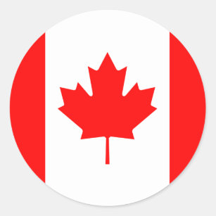 Pegatina de la bandera de Canadá