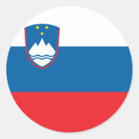 Pegatina de la bandera de Eslovenia
