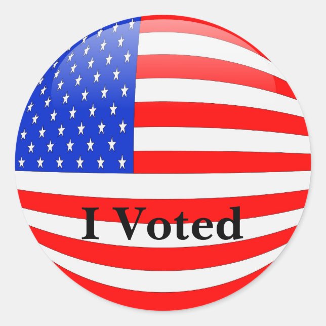 Pegatina de la bandera de Estados Unidos (Anverso)