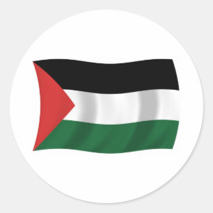 Pegatina de la bandera de la Autoridad Palestina
