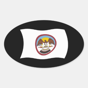 Pegatina de la bandera de la tribu Ute