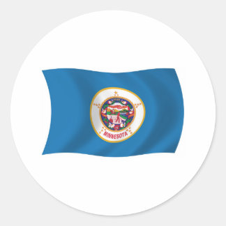Pegatina de la bandera de Minnesota