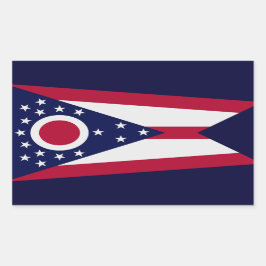 Pegatina de la bandera del estado de Ohio