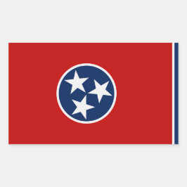 Pegatina de la bandera del estado de Tennessee