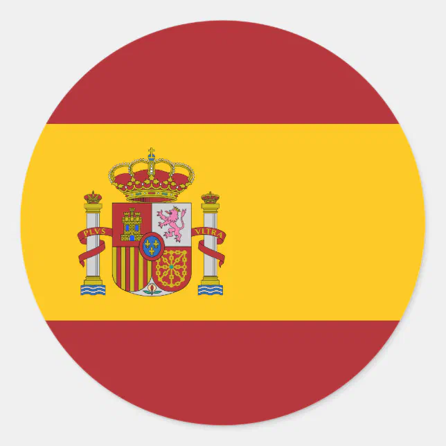 Pegatina pequeña bandera España