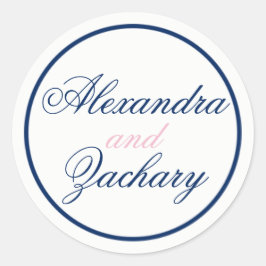 Pegatina de la bolsa de bienvenida/ de la pareja/r