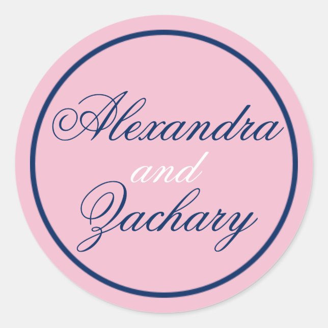 Pegatina de la bolsa de bienvenida/ de la pareja/r (Anverso)