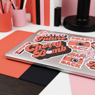 Pegatina de la bomba de cerezo