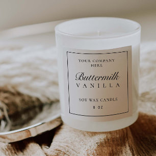 Pegatina de la caja de promoción de marca mínima d