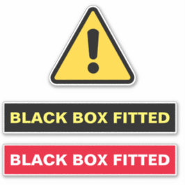 Pegatina DE LA CAJA NEGRA