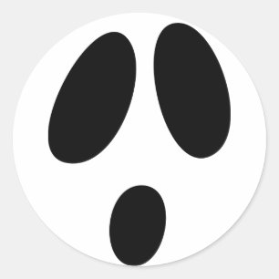 Pegatina de la cara fantasma